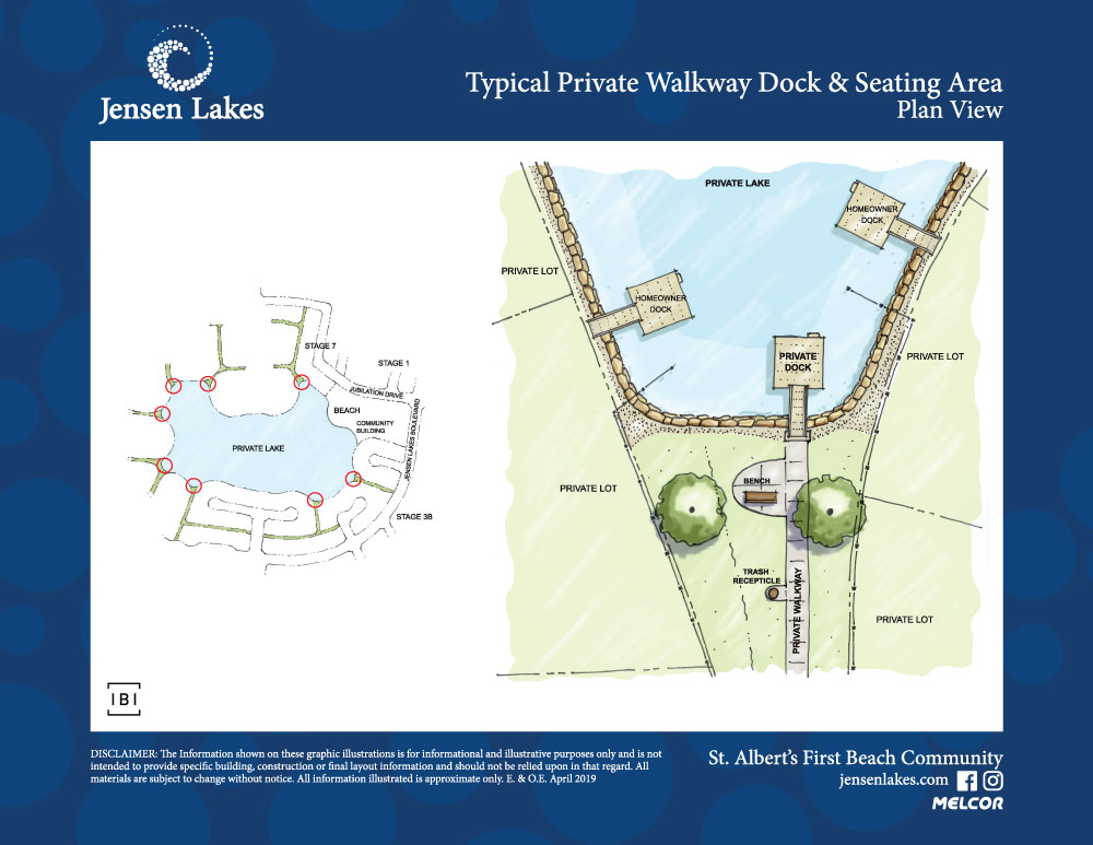Available Lots in Jensen Lakes St. Albert's Lake Community